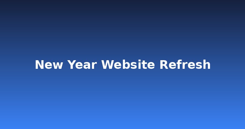 Spark Your Success: Your New Year Website Refresh Guide